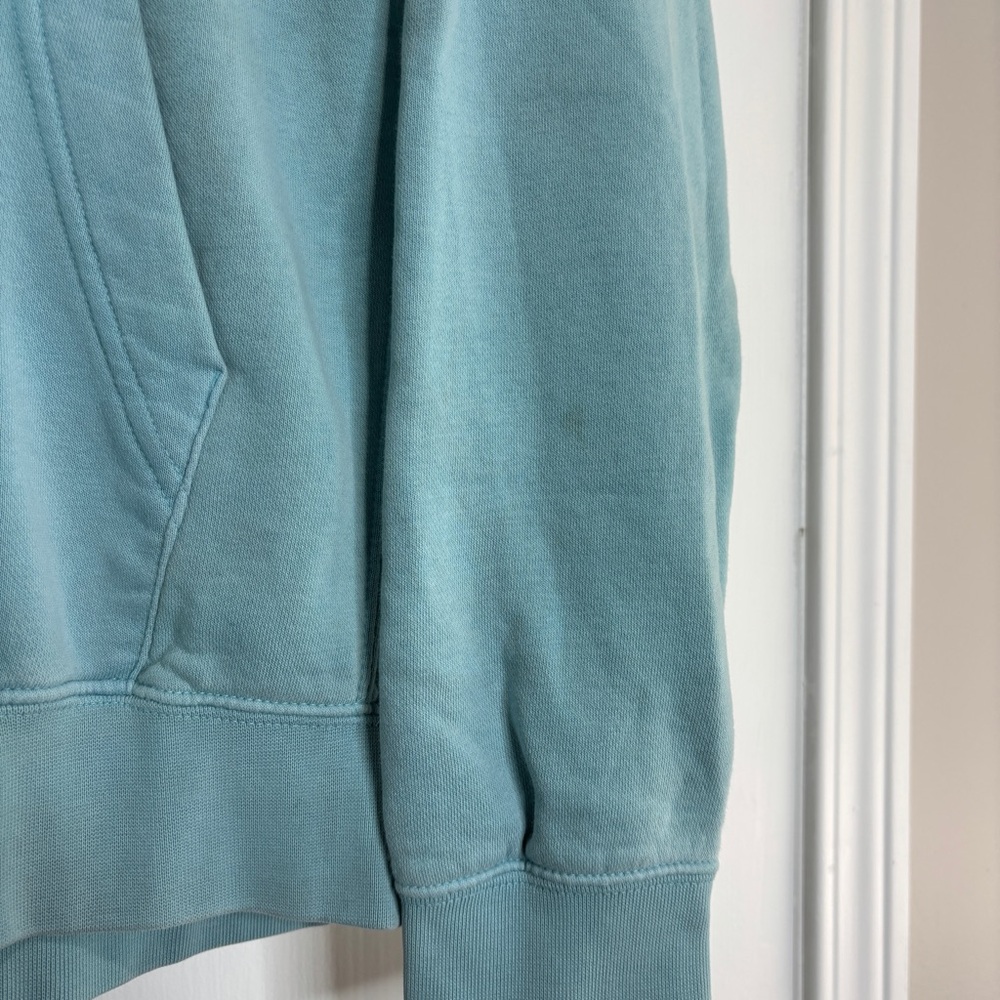 Nike Light Blue Logo Hoodie Size Medium (Flaws) - Picture 3 of 5